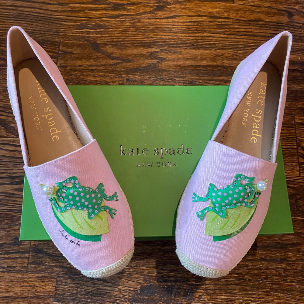 NBW Kate Spade Ribbit Espadrilles